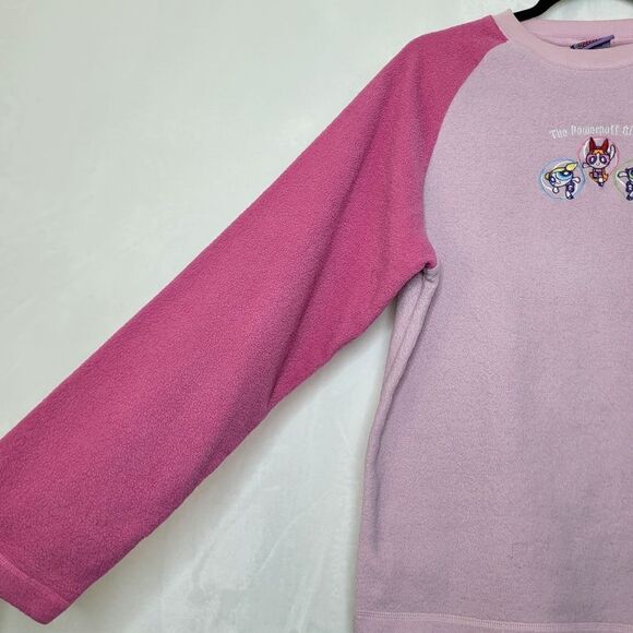 Vintage Y2K 2000 Cartoon Network Powerpuff Girls Fleece Top Size Medium - Picture 4 of 8